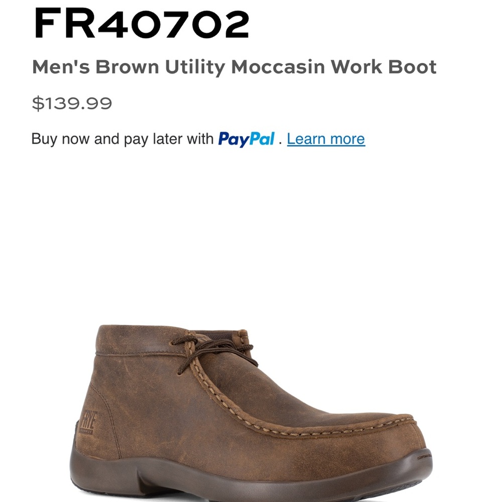 Frye Brown Leather Utility Boots